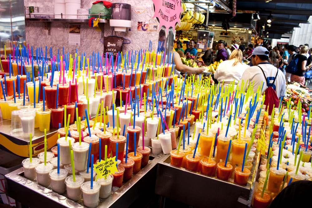 Barcelona - juice seller - Flickr Photo